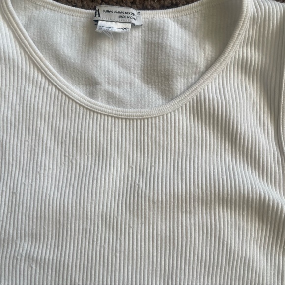 Zara Cream Tank Top with Beaded Fringe - Picture 8 of 10